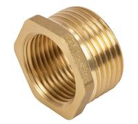 Westco 3/4" x 1/2" BSP Heavy Duty Brass Bush | Westco Brand 3/4" x 1/2" BSP Brass Bush | Heavy Duty Brass Fitting | BSP Connection Design