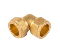 Westco 35mm Brass Compression Equal Elbow C x C J612 (DZR) - 90° Plumbing Pipe Fitting Connector