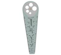 Westcott 00516 Safety Compass for Geometry, Drafting, Classrooms, Crafters and Artists, Shatterproof, Translucent Drawing Compass Creates Perfect Circles from 1/4-Inch to 10 Inches
