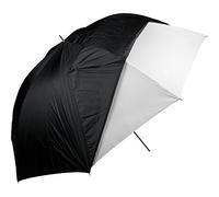 Westcott 2021 60 inch Optical White Satin with Removable Cover Umbrella - Black