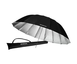Westcott 220cm (7ft) Parabolic Umbrella - Silver/Black