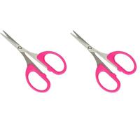 Westcott 4 inch Detail Cut Scissor - Pink (Pack of 2)