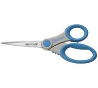 Westcott 8 inch Microban Soft Grip Scissor - Grey/Blue
