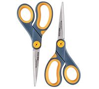 Westcott 8" Straight Titanium Bonded Non Stick Scissors, 2 Pack (16550)