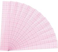 Westcott 8ths Graph Transparent Beveled Edge Ruler, Zero Centering Scale, Durable Laminated Finish,12-Inch, Measuring Tool for School, Office, Drafting, Sewing, Engineering, School Supplies, 12 Pack