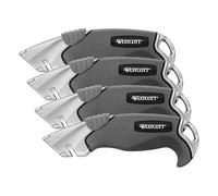 Westcott Aluminium Alloy Safety Cutter Knife (Pack of 4)