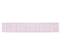 Westcott B-70 8ths Graph Beveled Ruler, 12 in