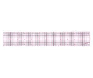 Westcott B-70 8ths Graph Beveled Ruler, 12 in