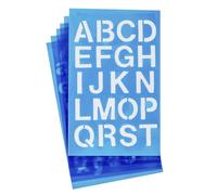 Westcott C-Thru LetterCraft Stencil, Helvetica Font, 3/4-Inch and 1-Inch Characters (SH134/15844)