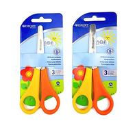 Westcott Children's Scissors - 5"/13cm - Left Handed - Yellow and Orange - Pack of 2 Pairs