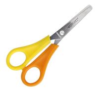 Westcott E-21593 00 Kids Scissor Lefty Witch cm-Scale, Blunt tip, 5"/13 cm, red/Yellow