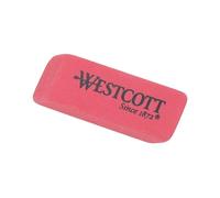 Westcott Clauss 14613 3-Pack Pink Pearl Pencil Eraser 3pk erasers