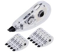 Westcott Correction Tape Midway 10pcs | White Correction Layer 10m x 5mm | Precise, Opaque, Write Immediately | E-743918 00