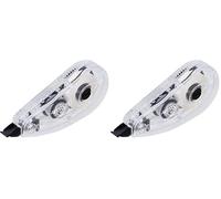 Westcott correction tape midway | correction roller with white correction layer 10m x 5mm | precise, highly opaque and can be written on immediately | E-743918 00 (Pack of 2)