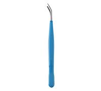 Westcott Craft Tweezers, Stainless Steel or Titanium, Blue, 16 cm