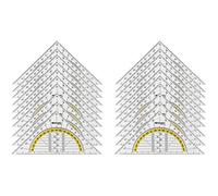 Westcott E-10130 00-I Ruler Plastic, 14 cm, Pack of 20, Clear
