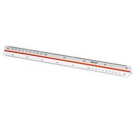 Westcott E-10160 00 Reduction Scales Measurement Tool 2, White Plastic 30 cm