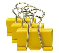 Westcott E-10722 00 Foldback Clips, Pack of 72 Mix, Metal Clips for Documents, 12 x 19 mm, 12 x 25 mm, Sturdy and Reusable Paper Clips, Clamps for Office and Household