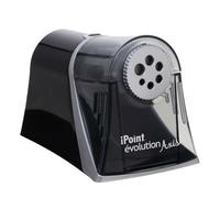 Westcott E-15509 00 iPoint Axis Electric Sharpener with Automatic Sharpener, 6 Different Openings, Grey/Black