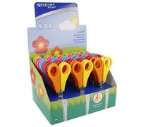 Westcott E-2150S Kids Scissor Witch cm-Scale, Blunt tip, 5"/13 cm, 30 pcs. Assorted, Right- and lefthanded use