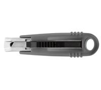 Westcott E-84009 00 18 mm Professional Utility Safety Knife with Plastic Handle - Grey