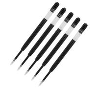 Westcott Gel Pen Refills Black Pack of 5 | G2 Gel Pen Refills M 0.7 mm in 5 Refill Pack | Compatible with ISO Standard G2 | Quick-Drying Black Ink | E-733497 00