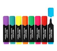Westcott highlighter markers 8-piece mix | Set of 8 highlighters in bright colours | 2-5 mm line width | Premium ink from Germany | E-744252 00