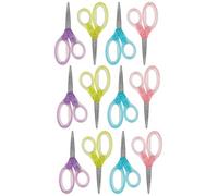 Westcott Jellies 5" Kids Scissors, 12 Pack Colors May Vary, 5-Inch, 12 Count