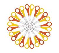 Westcott Left Handed Scissors 130mm Yellow/Orange (Pack of 12) E-21593 00