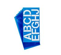 Westcott LetterCraft Stencil, Helvetica Font, 2-Inch Characters (15841)