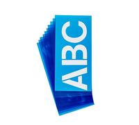 Westcott LetterCraft Stencil, Helvetica Font, 3-Inch Characters (SH3-C/15833)