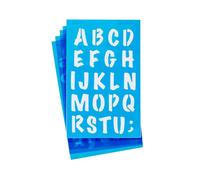 Westcott LetterCraft Stencil, Marker Font, 3/4-Inch and 1-Inch Characters (SM134/15839)