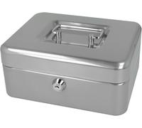 Westcott Lockable Cash Box (20 Cm) |Made Of Sheet Steel With 2 Keys | Removable