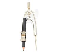 Westcott Metal Ball Bearing Compass with Pencil Nickel Plated (12201)