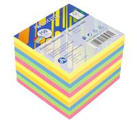 Westcott Note Block Coloured 750 Sheets Refill Pack | memo Block with 9 x 9 cm Sheets in 5 Colours | Refill Set for Dispenser Box | FSC-Certified Paper 75g/m² | E-733229 00