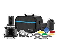 Westcott Optical Spot by Lindsay Adler (Bowens Mount) with 150mm EF Mount Lens, 8 GOBO Designs, 5 Color Gels, & Travel Case