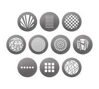 Westcott Optical Spot by Lindsay Adler Gobo Pack 1: Patterns - 10-pack