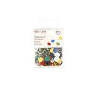 Westcott Pack of 200 drawing pins with plastic cover, head diameter 10 mm, E-10591 00