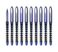 Westcott PULSAR Blue Rollerball Pen, 10-pack | Value pack Rollerball pen with blue ink | Precise 0.5 mm line width, transparent ink level indicator, capillary technology | E-730617 00