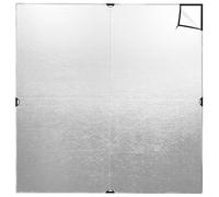 WESTCOTT Scrim Jim CINE 2-in-1 Fabric - Silver/White - 8" x 8"