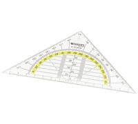 Westcott Set Square, Plastic, 14 cm, Transparent, Other Styles Avail (US IMPORT)