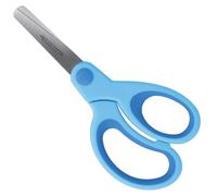 Westcott Softgrip Children's Scissors Blue Right-Handed | Ergonomic Handle for preschoolers | 13 cm (5") Ideal for Children's Hands | Rounded tip | E-21581 00