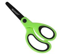 Westcott Softgrip Children's Scissors Neon Green Right-Handed | Scissors with Ergonomic Handle for preschoolers | Craft Scissors 13 cm (5") Ideal for Children's Hands | Rounded tip | E-21565 00