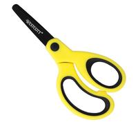 Westcott Softgrip Children's Scissors Neon Yellow Right-Handed | Scissors with Ergonomic Handle for preschoolers | Craft Scissors 13 cm (5") Ideal for Children's Hands | Rounded tip | E-21563 00