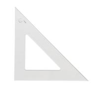 Westcott Styrene Triangle, 4", 45/90 Degree, Transparent (S450-4)