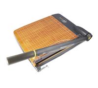 Westcott TrimAir Paper Trimmer 12’ (30 cm) | Premium Cutting Machine with Wooden core and Titanium-Coated Blade | Guillotine Cutter incl. Grid & Measuring Scales for up to 30 Sheets | 15106