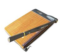 Westcott TrimAir Paper Trimmer 15’ (38 cm) | Premium Cutting Machine with Wooden core and Titanium-Coated Blade | Guillotine Cutter incl. Grid & Measuring Scales for up to 30 Sheets | 15107
