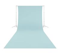 Westcott Wrinkle-Resistant Backdrop - (9' x 20') 'A Sweeping Backdrop for Large Group Portraits' (PASTEL BLUE)