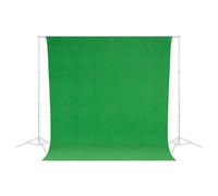 Westcott Wrinkle-Resistant 2,7 x 3,0 cm Green Screen Background | ✅ 5 years warranty
