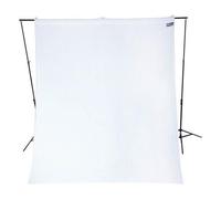 Westcott Wrinkle-Resistant Backdrop - High-Key White - 9ft x 10ft